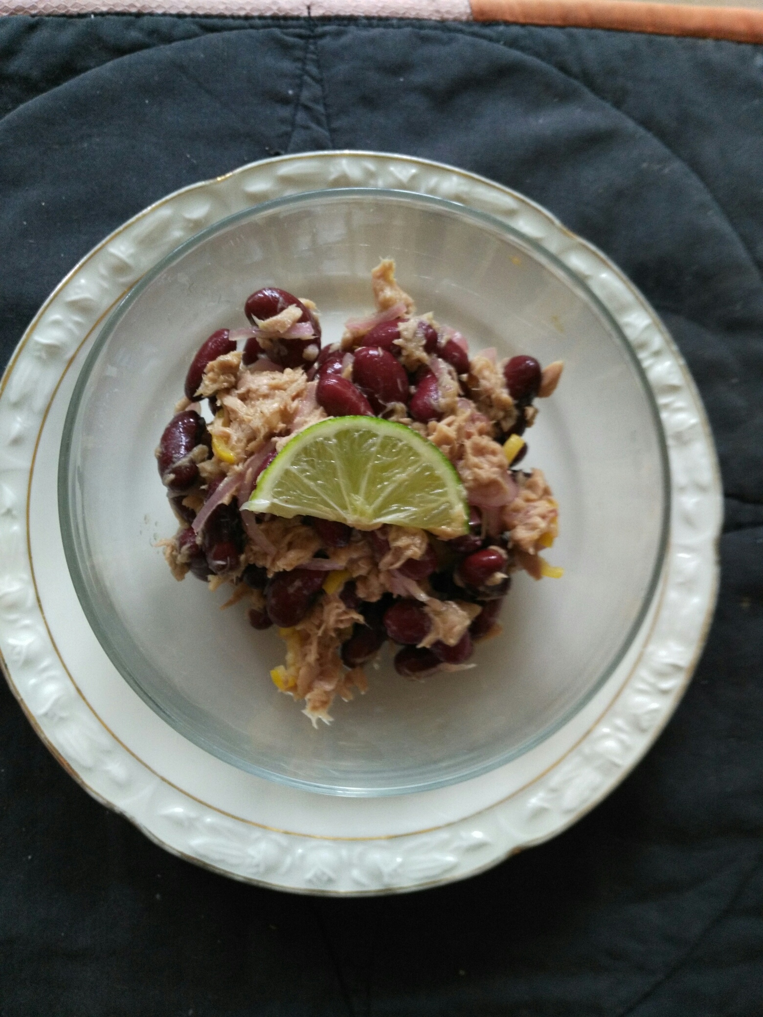 Foto Rote Bohnen Salat mit Thunfisch