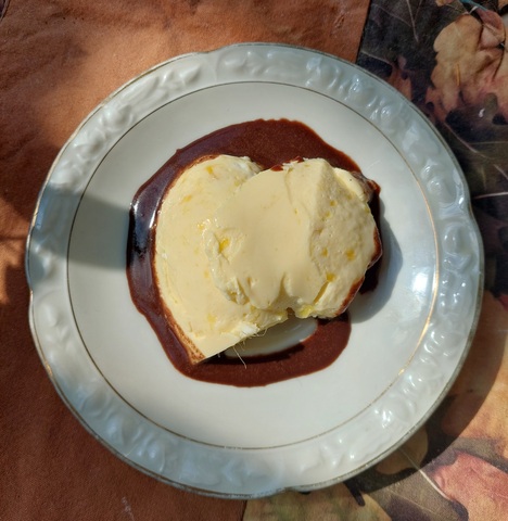 MangoquarkSchokosauce