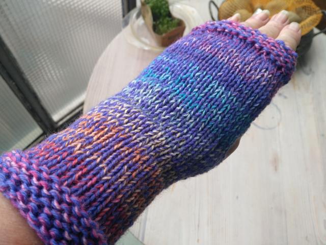 Handstulpen Rainbow lila