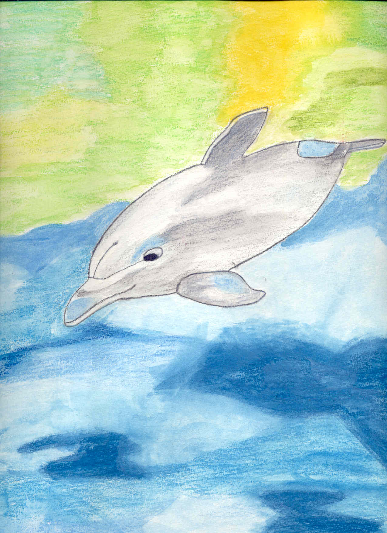 Ein Delfin