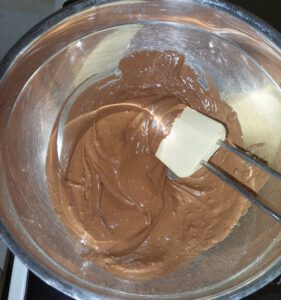 Nougat im Wasserbad
